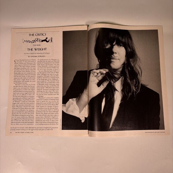 Cat power Chan Marshall Print Ad Pinup Poster magazine article photo art music - Picture 2 of 2